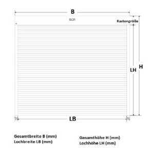 Rolltore PT55 - Standard